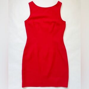 Vintage 80’s Destinee Bright Red Cocktail Mini Dress
